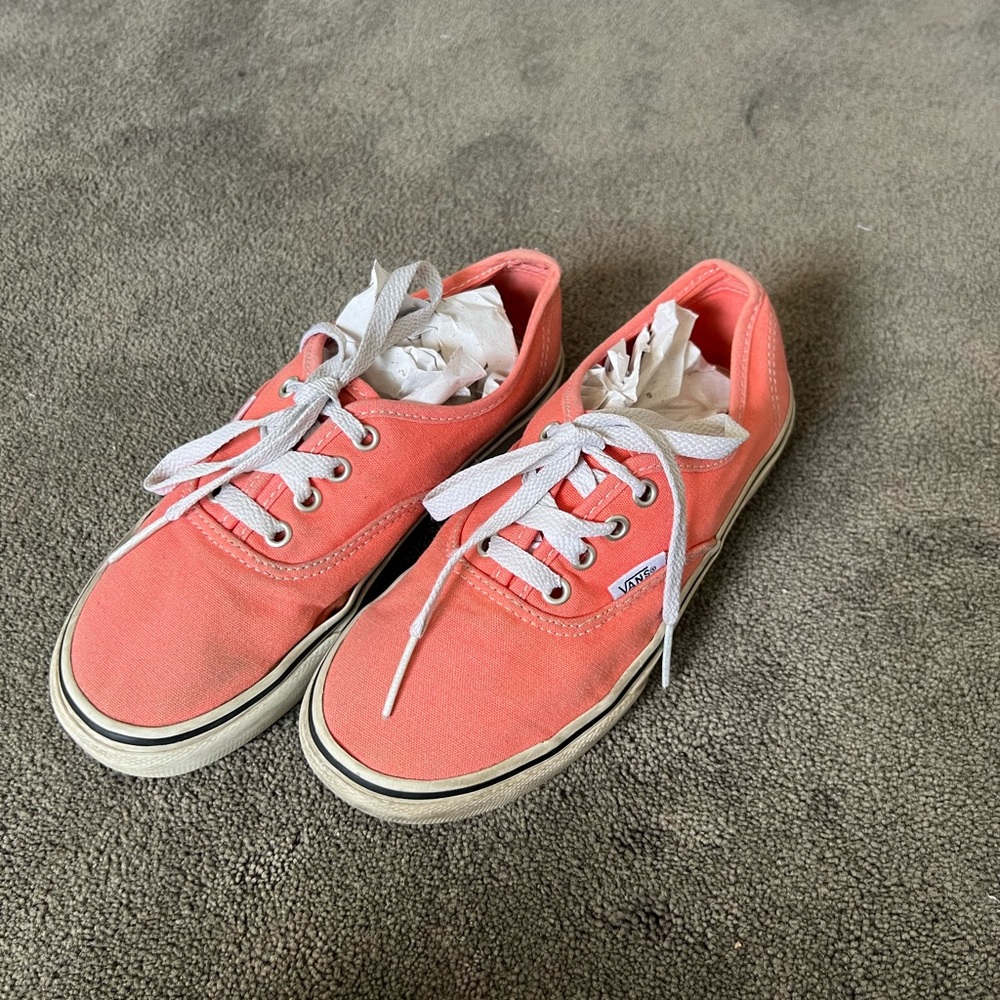 Kids Vans shoes in coral size 2